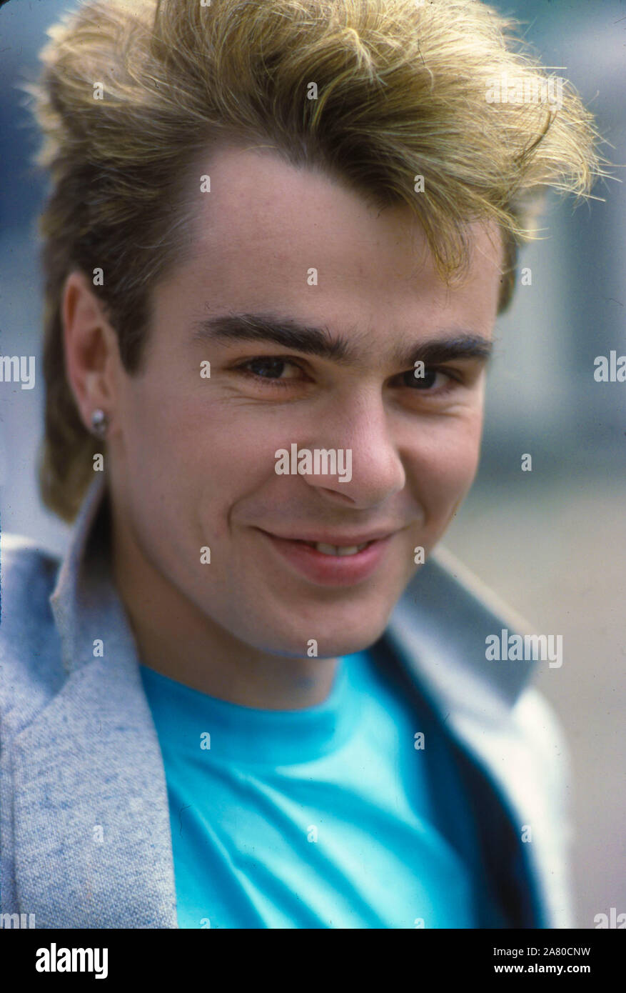 Eighties popstar Nik Kershaw Stock Photo - Alamy
