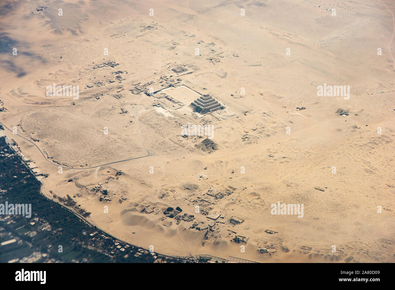 Vintage Quickbird satellite imagery, from Maxar, of the Giza