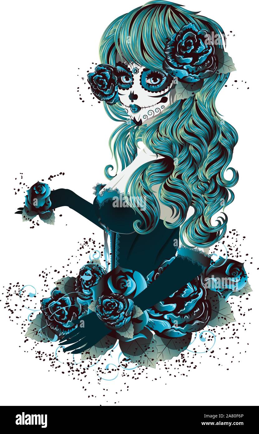 Sugar Skull Pin Up Girls