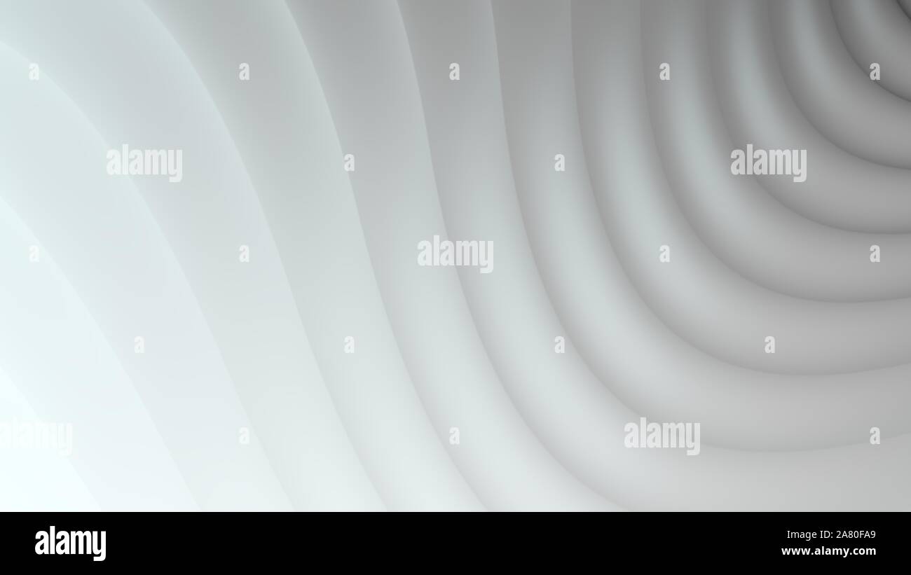 Light gray smooth waves pattern. Gray color. Abstract background. Stock Photo