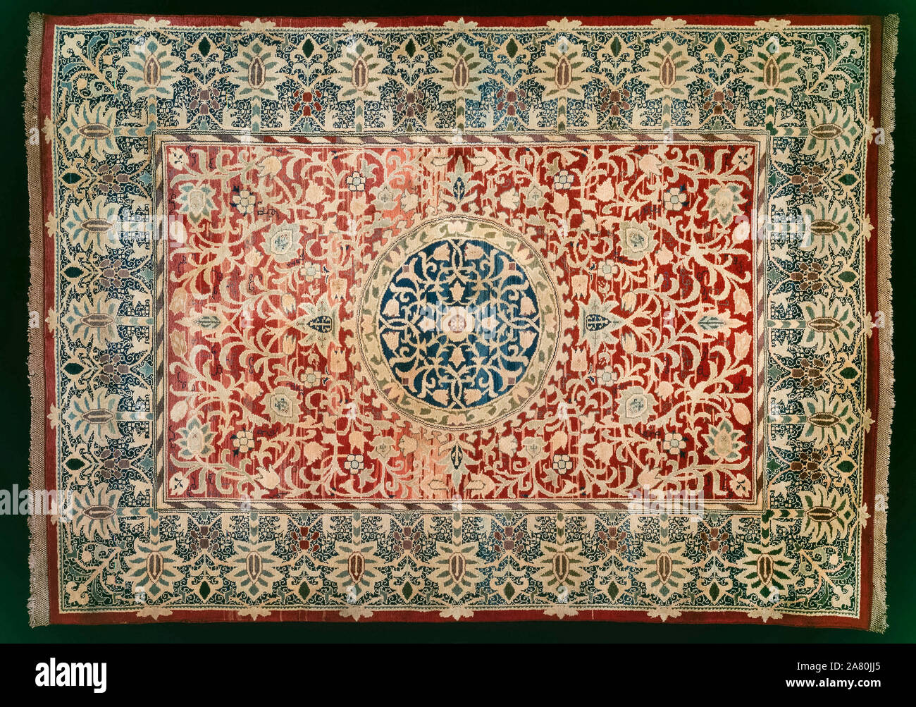 William Morris, Carpet design for the John J Glessner house, Chicago, 1887 Stock Photo