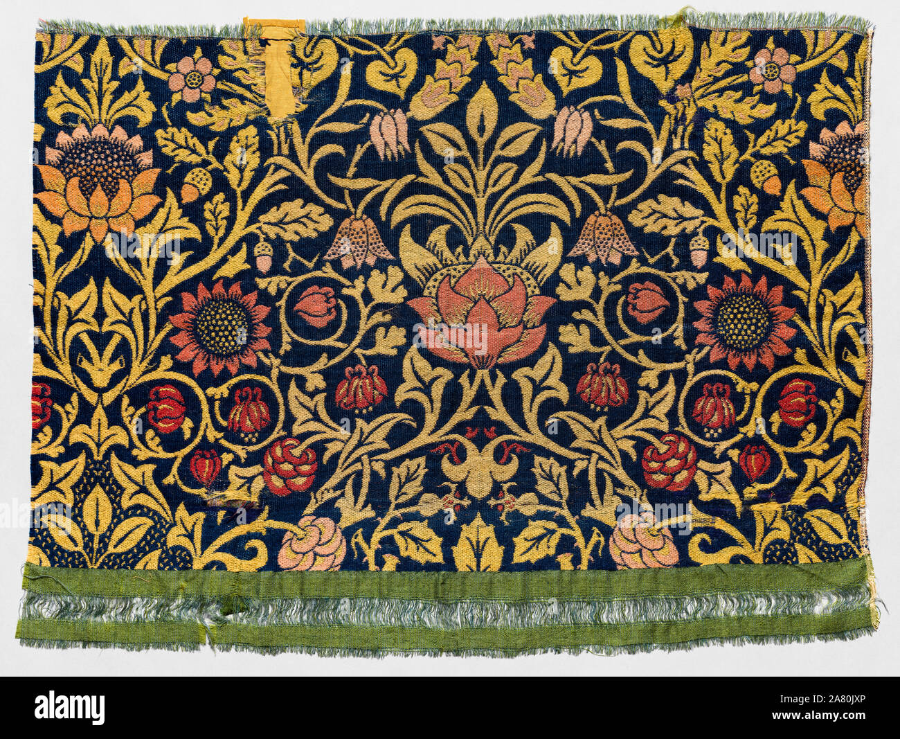 William Morris, Fabric pattern, Violet and Columbine, fabric, 1883 Stock Photo