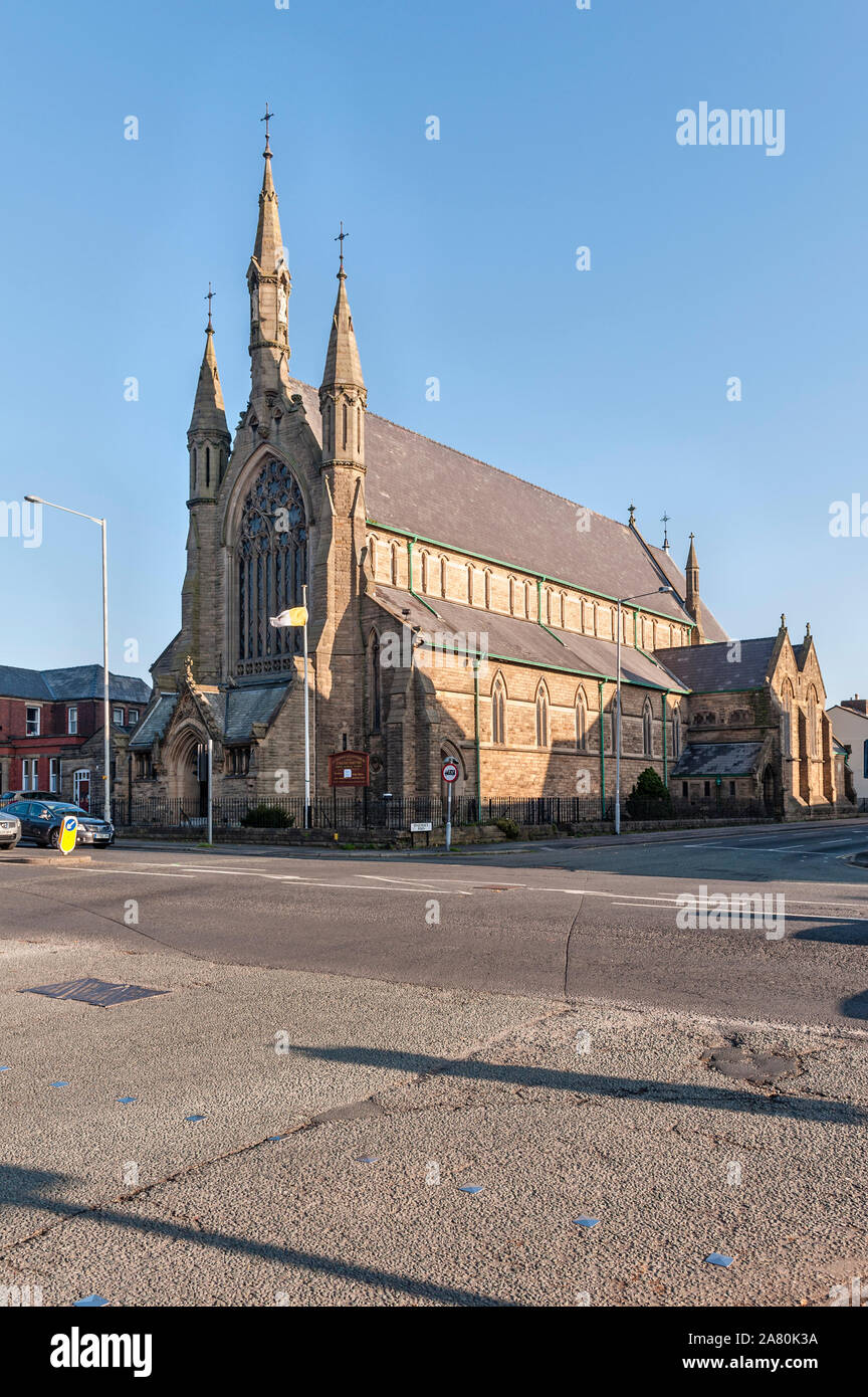 Exterior view of the Cathoiic church of St Thomas of Canterbury and the English Martyrs, Preston, Lancashire, UK Stock Photo
