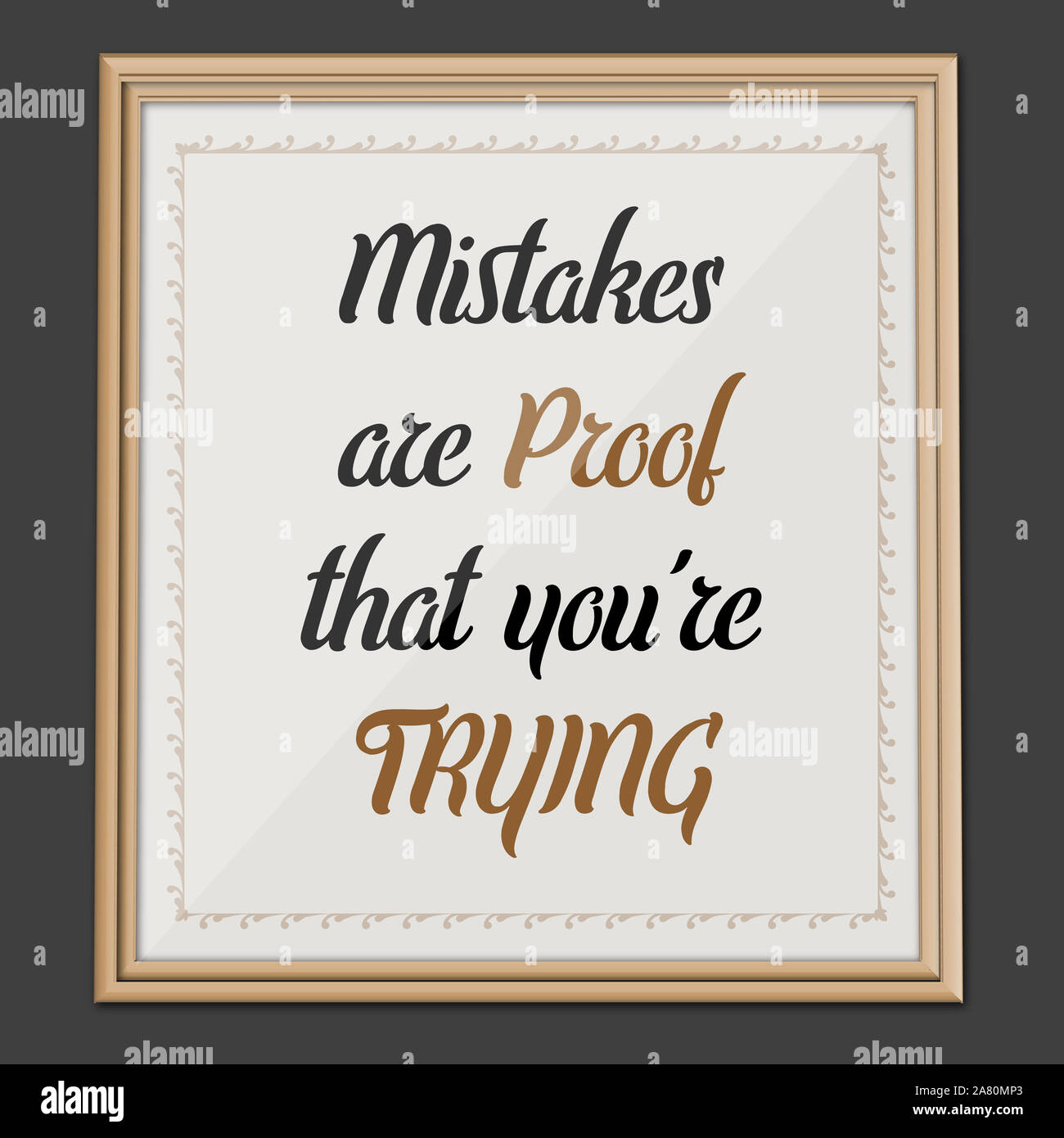 Three Quotes in Portuguese. Translation from Portuguese - Mistakes are  proof that you are trying - You are stronger than you imagine - Today is  your d Stock Photo - Alamy