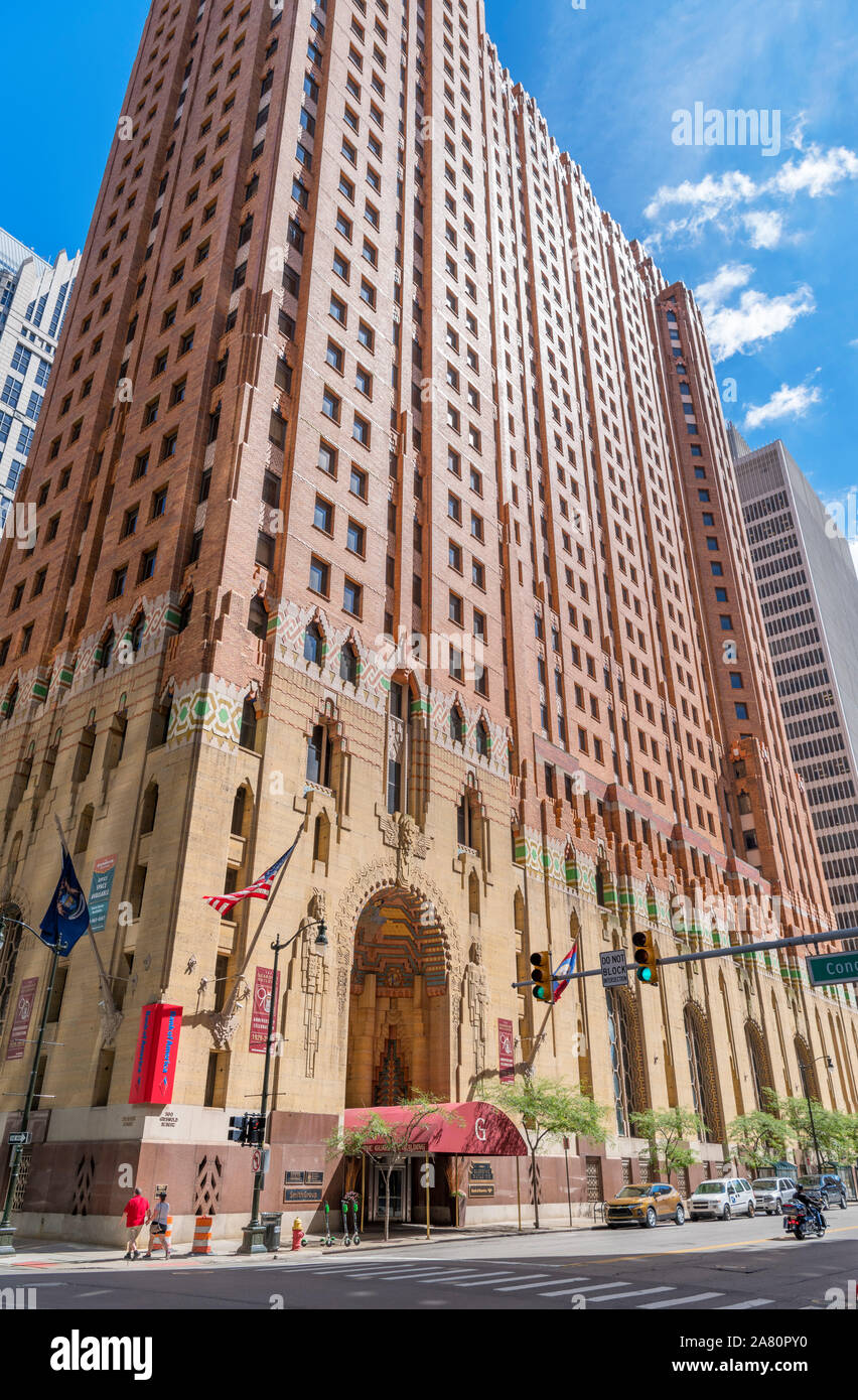 Detroit Art Deco Architecture The Guardian Building On Griswold Street 