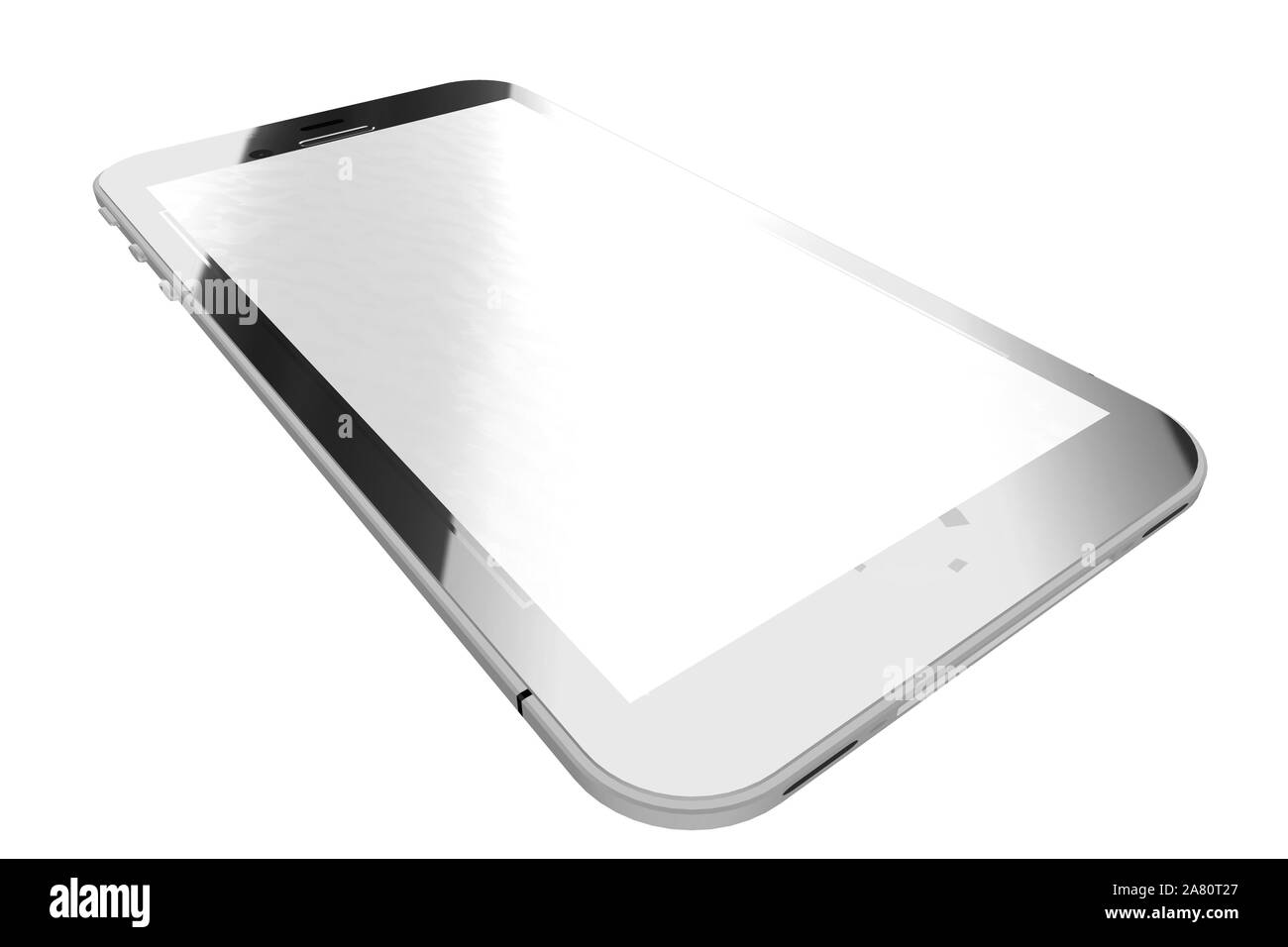 3d Illustration Smartphone isolated on white background Stock Photo - Alamy
