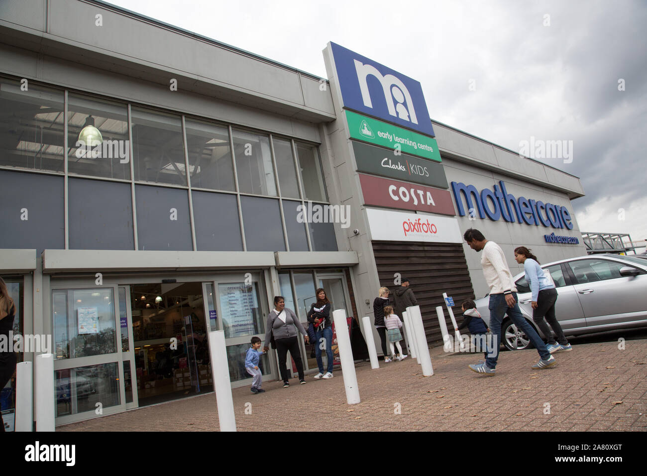 Mothercare store, Ravenside Retail Park, Edmonton, London Stock Photo