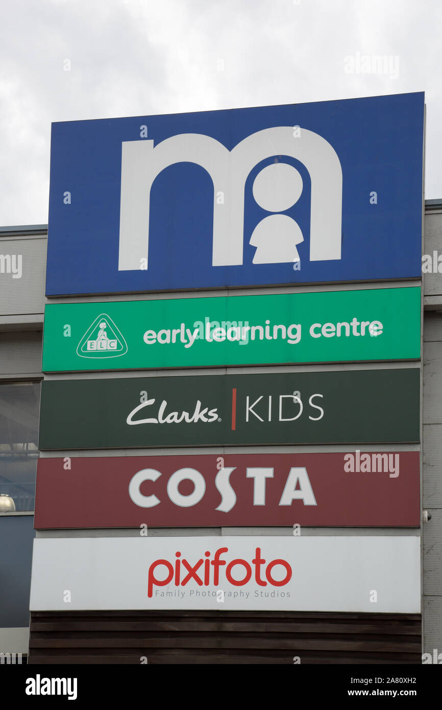 Mothercare store, Ravenside Retail Park, Edmonton, London Stock Photo