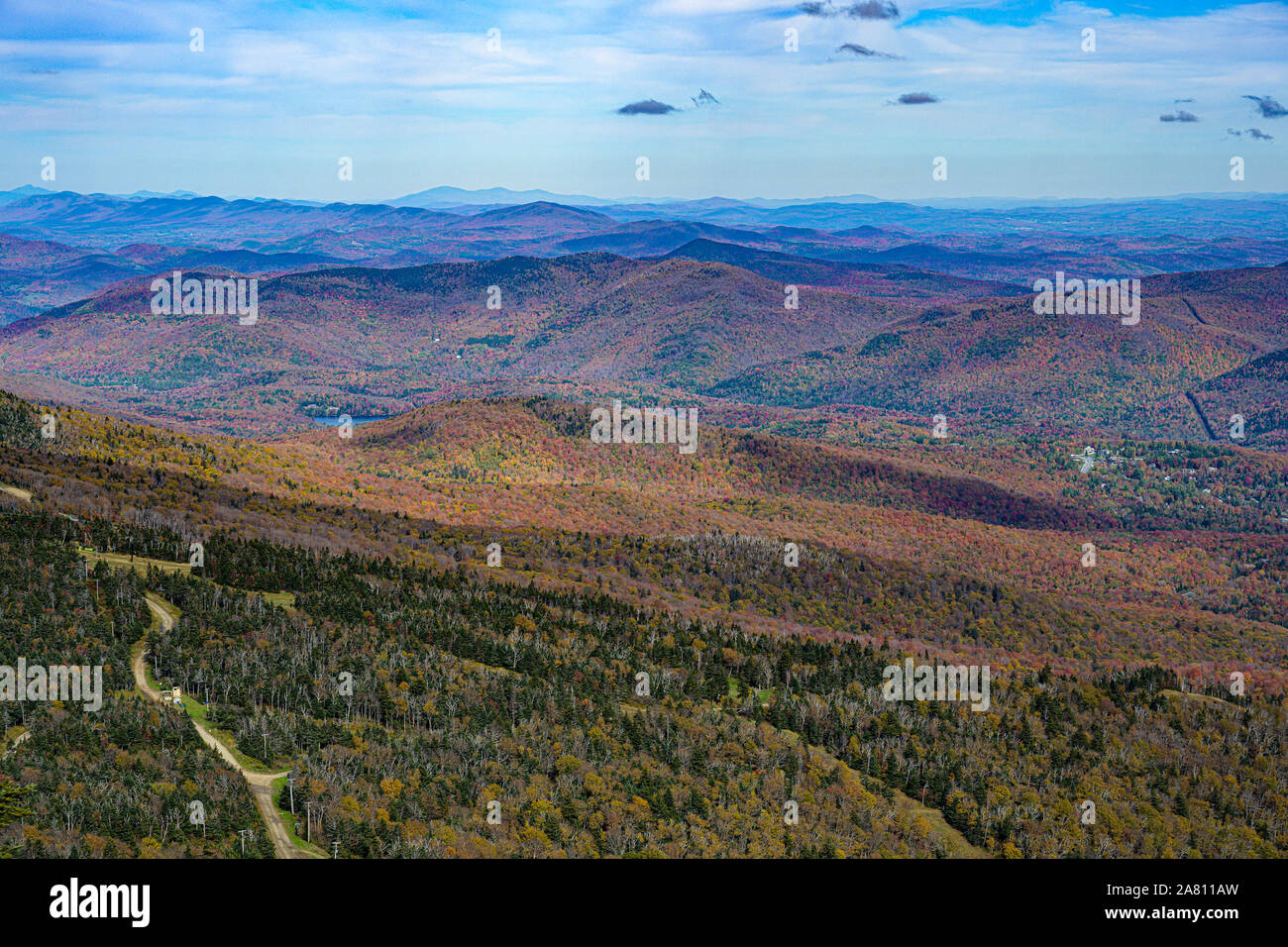 Fall colors in Vermont Stock Photo Alamy