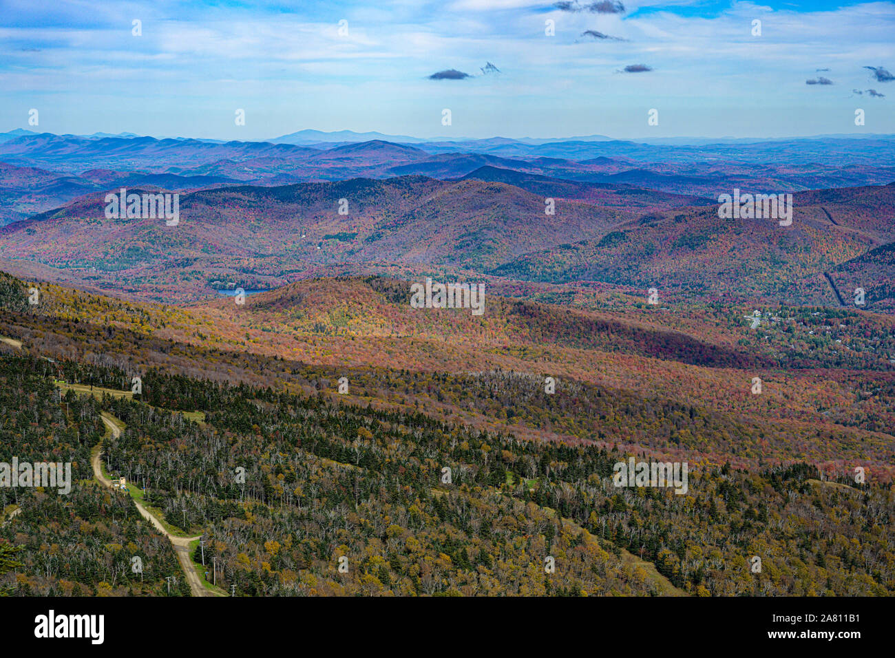 Fall colors in Vermont Stock Photo Alamy