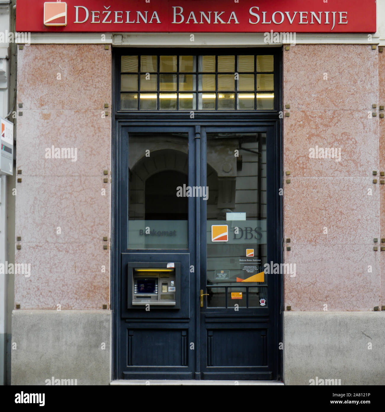 Dezelna Banka Slovenije agency, Ljubljana, Slovenia Stock Photo