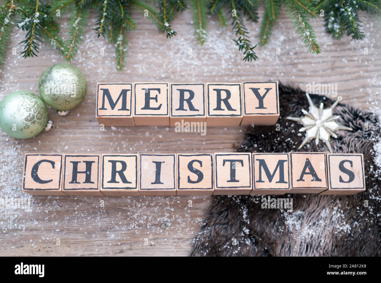 Merry christmas on sale block letters