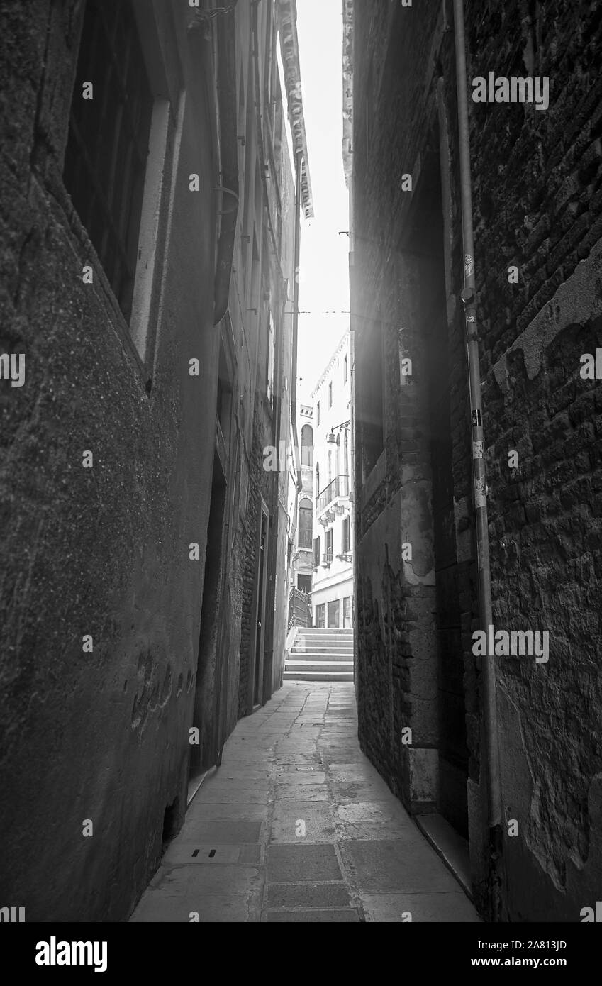 The alley of anguish Stock Photo