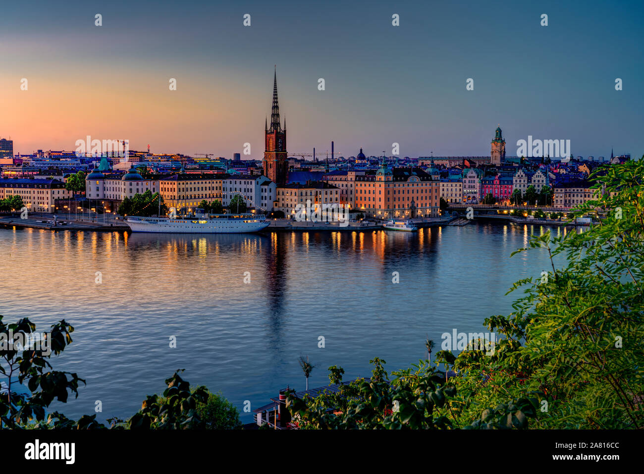Sunset stockholm skyline in sweden hi-res stock photography and images ...