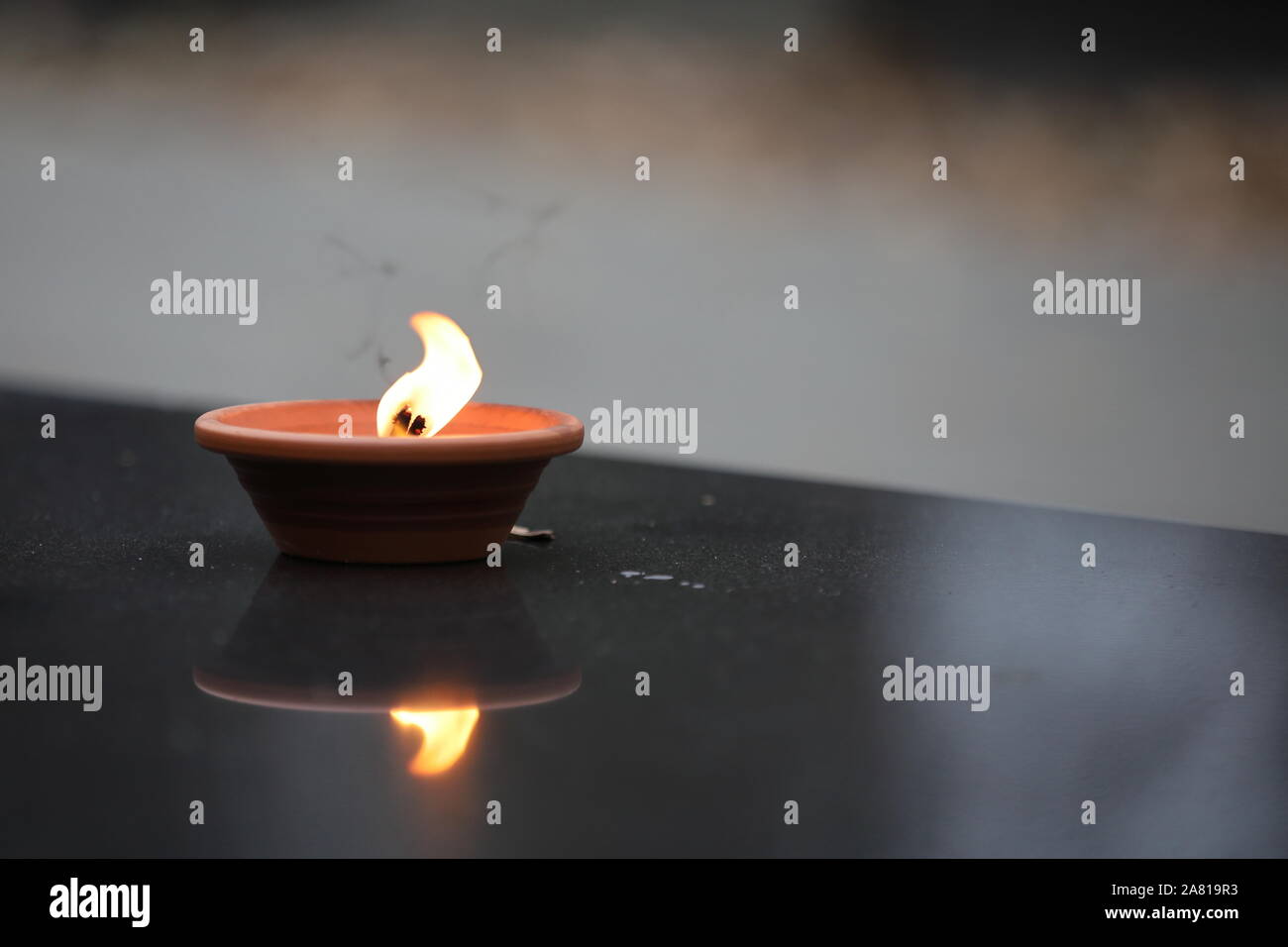 cemetery,candle on the grave Stock Photo - Alamy