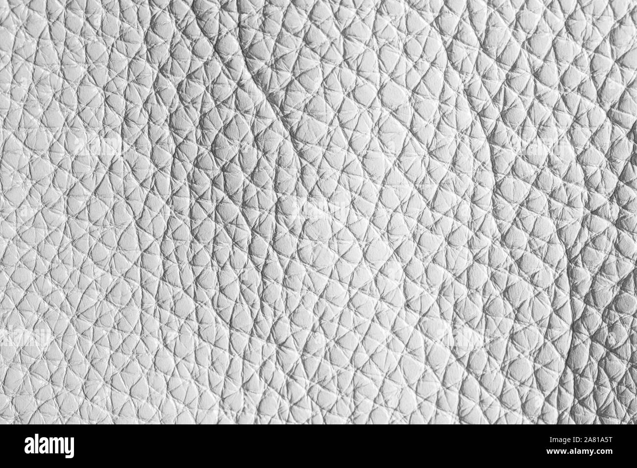 white leather texture background Stock Photo