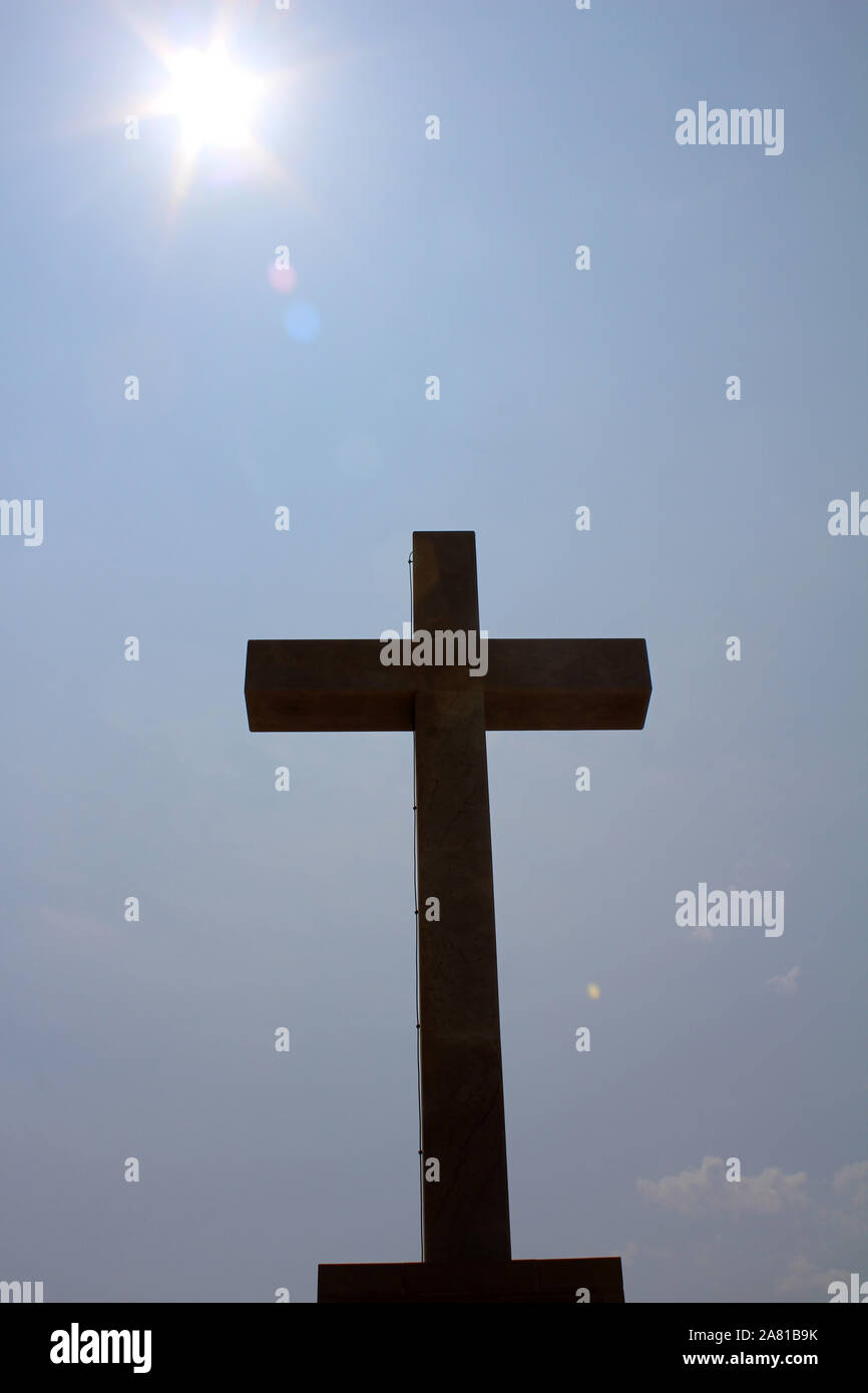 Cross on top of the hill dubrovnik hi-res stock photography and images ...