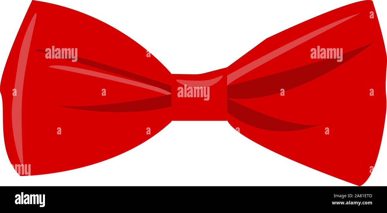 Red bow illustration Stock Vector Images - Alamy