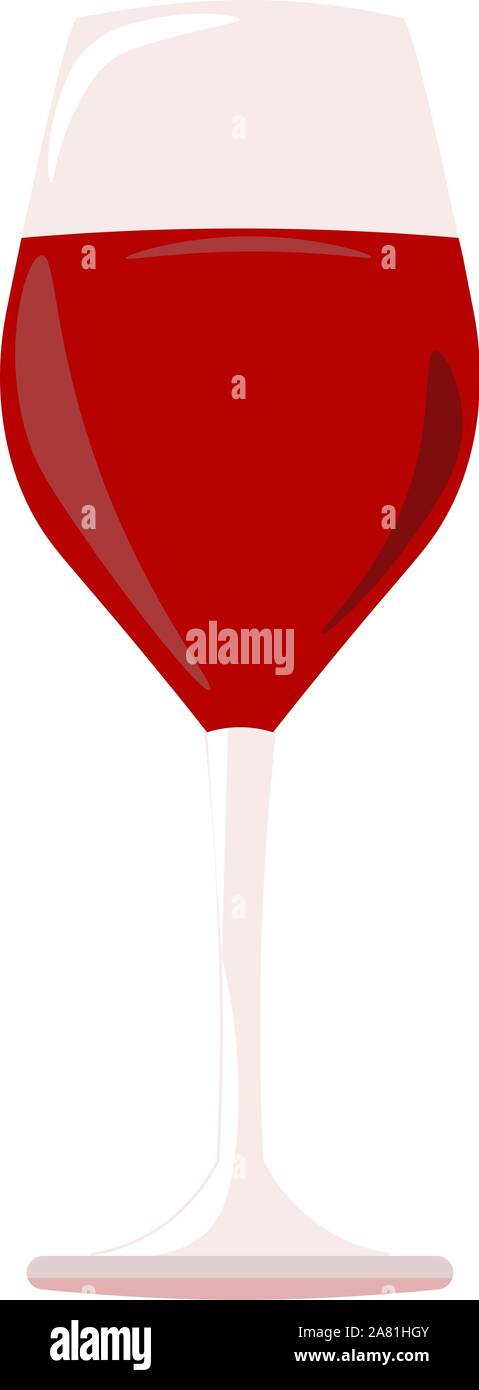 Red wine glass anniversary Stock Vector Images - Alamy