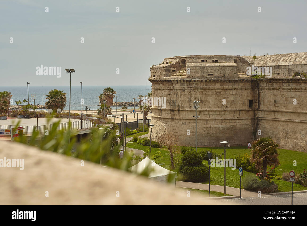 the-fortress-of-civitavecchia-stock-photo-alamy