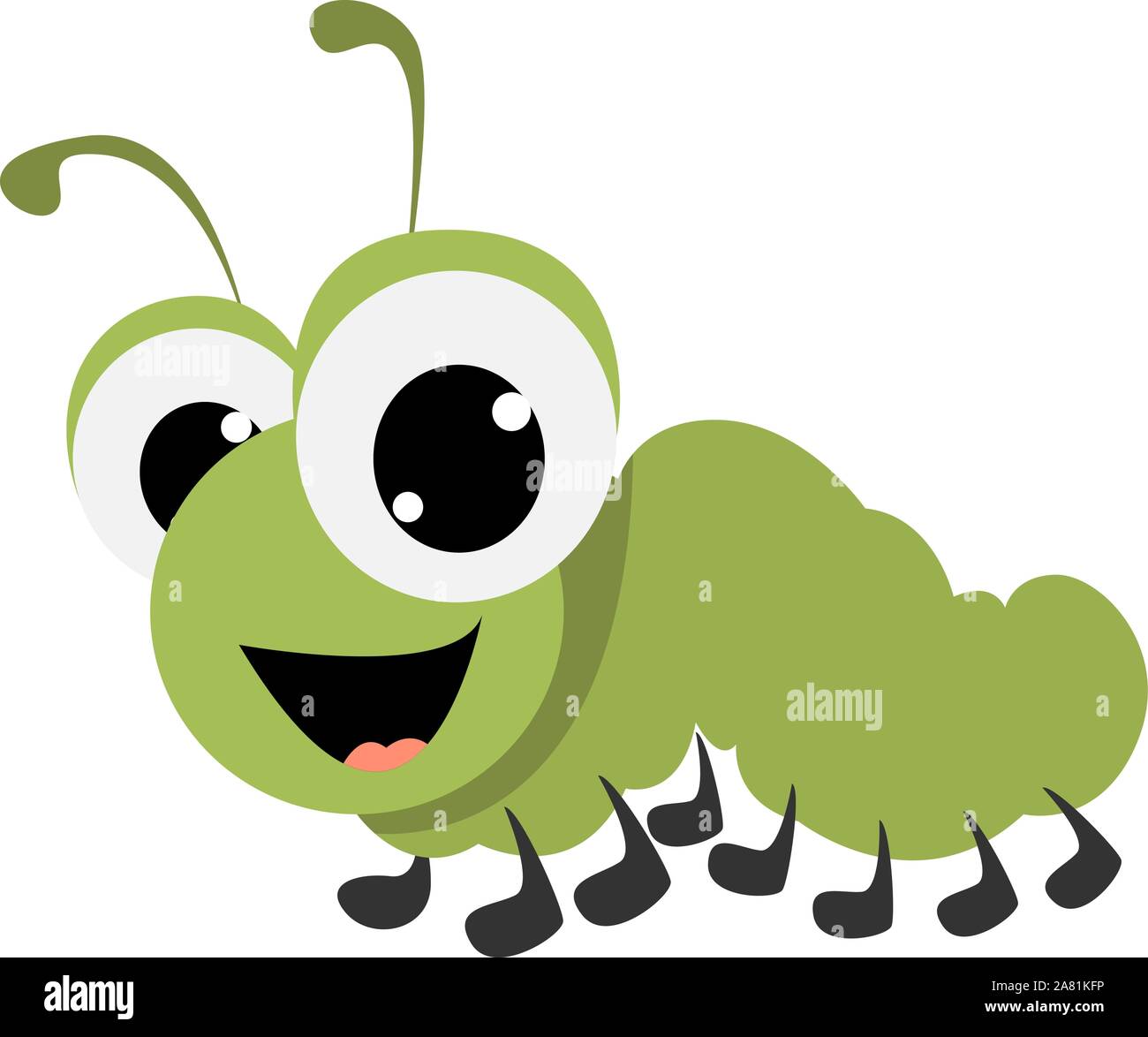 Kids drawing Cartoon Vector illustration catterpillar icon Isolated on  White Background 27379451 Vector Art at Vecteezy