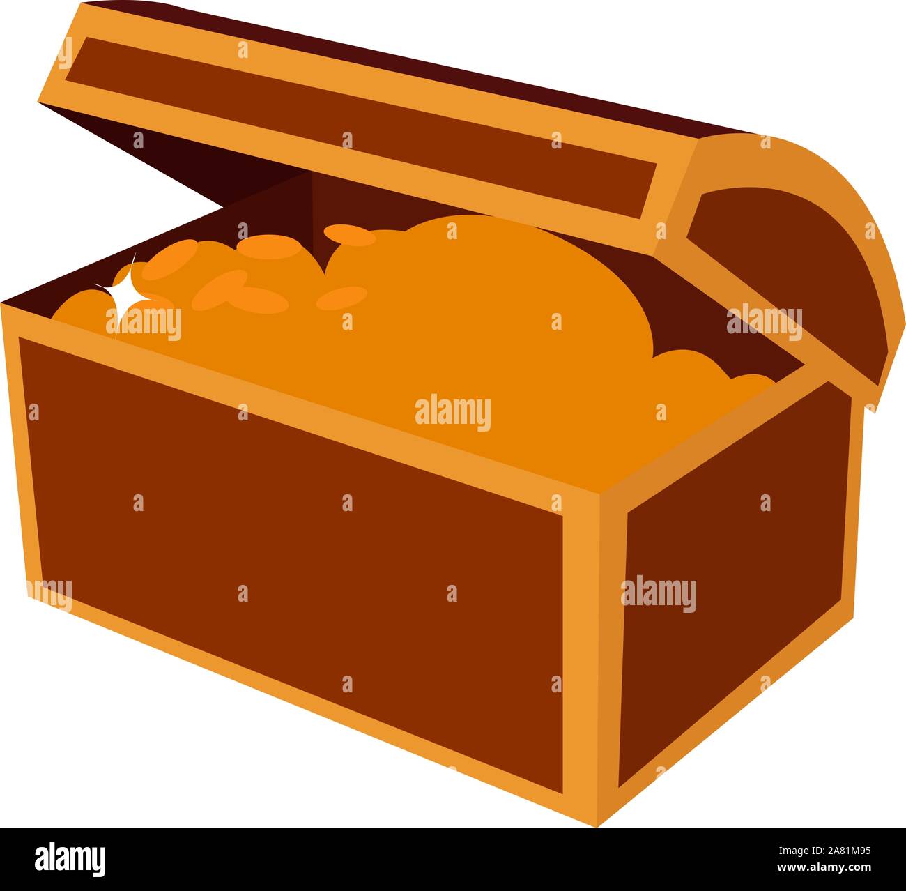 Hidden treasure, illustration, vector on white background Stock Vector Image & Art Alamy