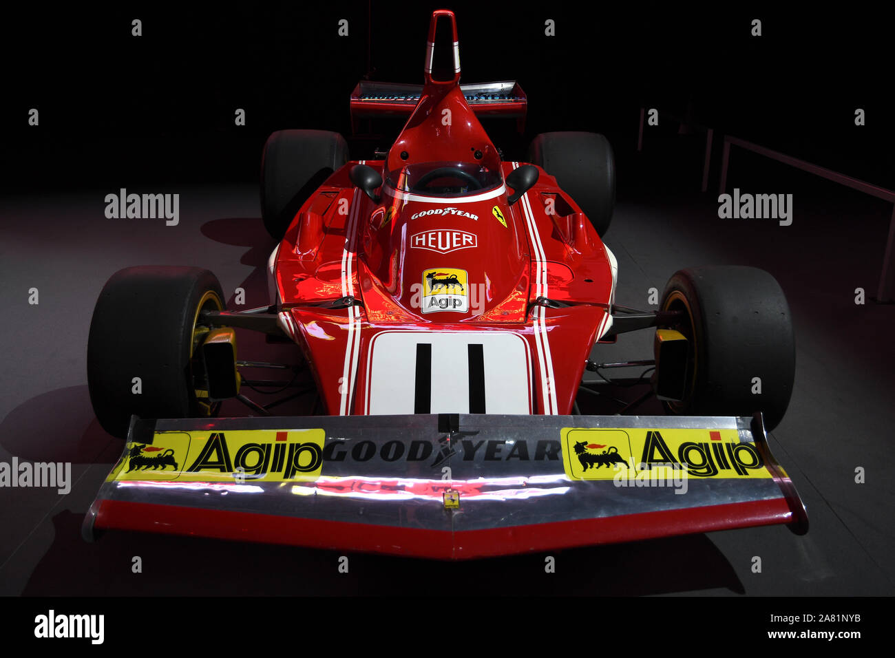 Mugello Circuit 25 October 2019 Classic F1 Ferrari 312 B4 Of 1974 Ex Niki Lauda And Clay