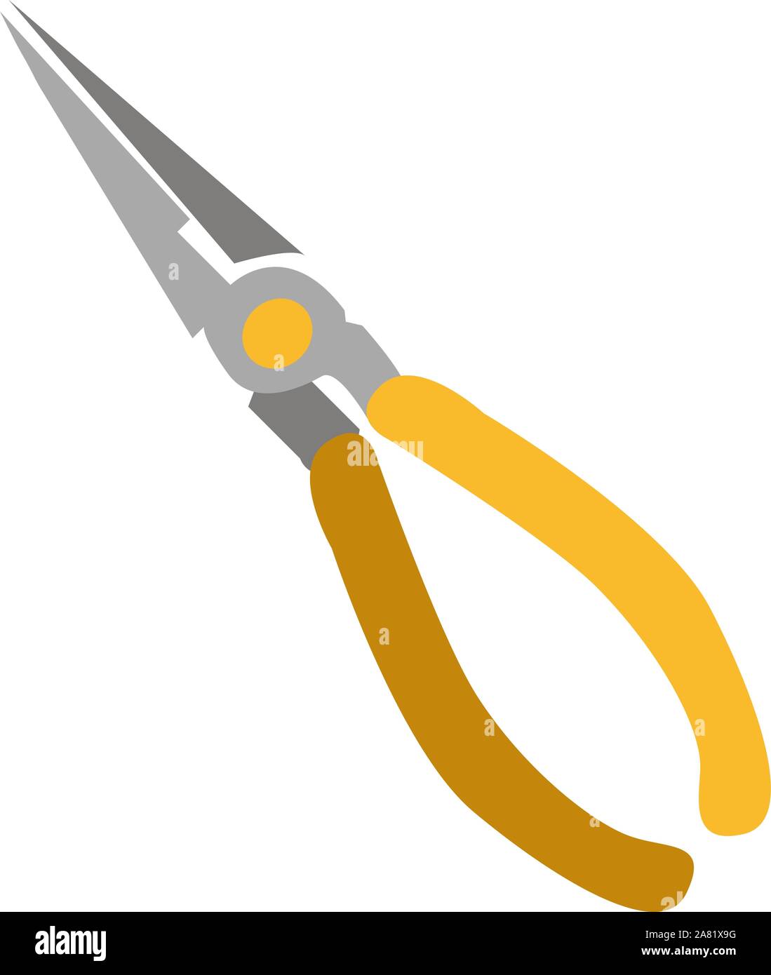Needle Nose Plier Drawing