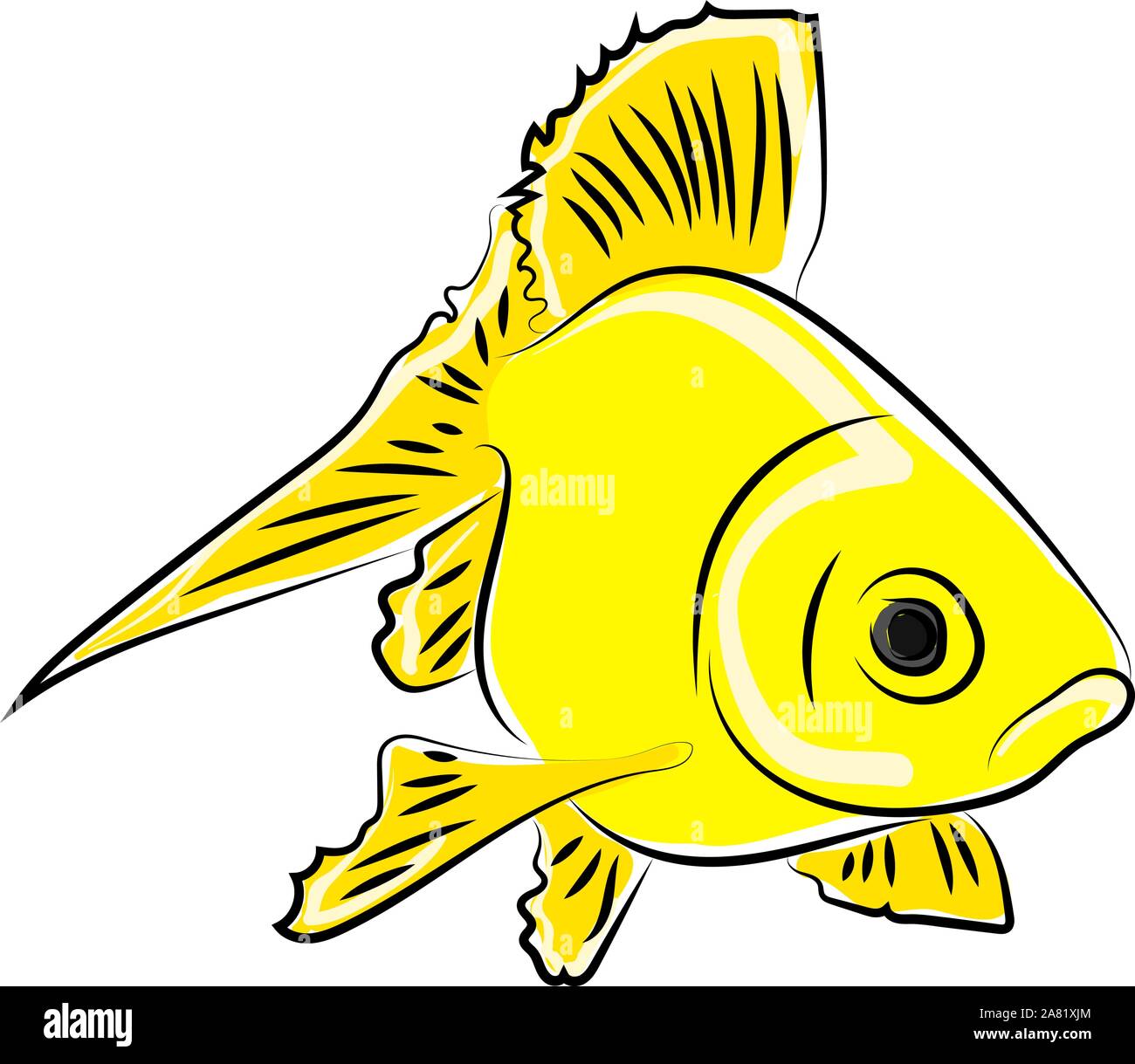 Golden fish aquarium Stock Vector Images - Page 3 - Alamy