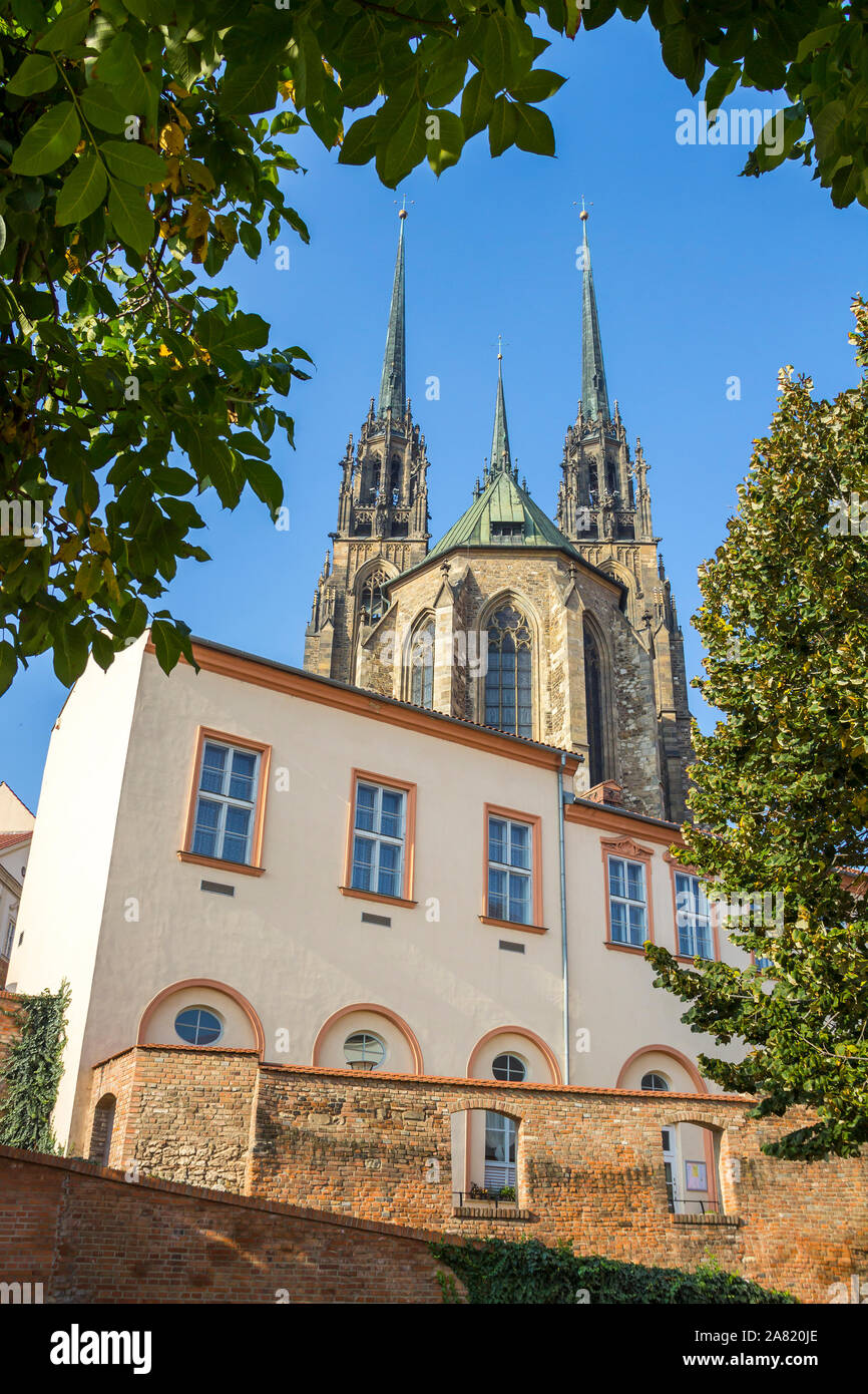 Cathedral of St. Peter and Paul, Brno, Czech Republic Stock Photo