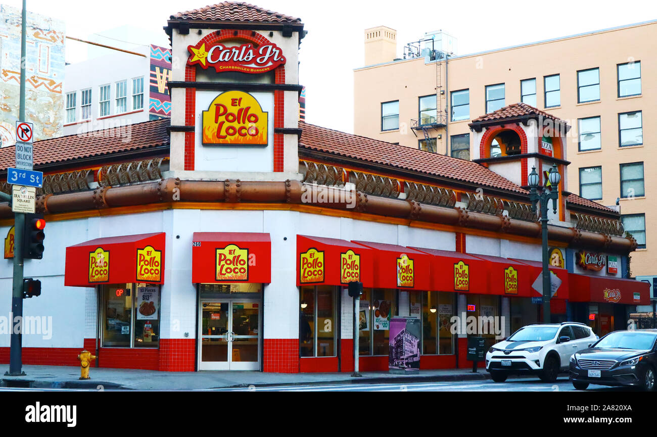 EL POLLO LOCO Fast Food Restaurant chain specializing in Mexican style  grilled Chicken Stock Photo - Alamy