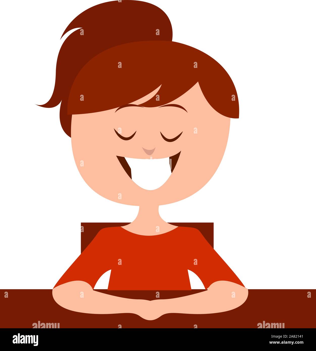 Pupil, illustration, vector on white background Stock Vector Image ...