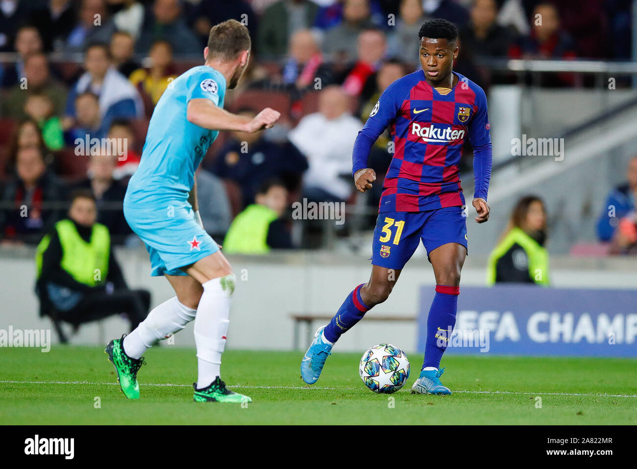 Barcelona v Slavia Praha - as it happened