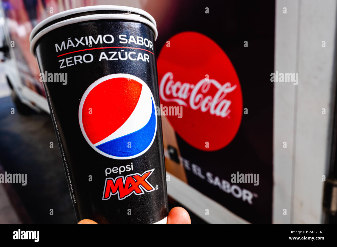 Coca cola paper cup Cut Out Stock Images & Pictures - Alamy