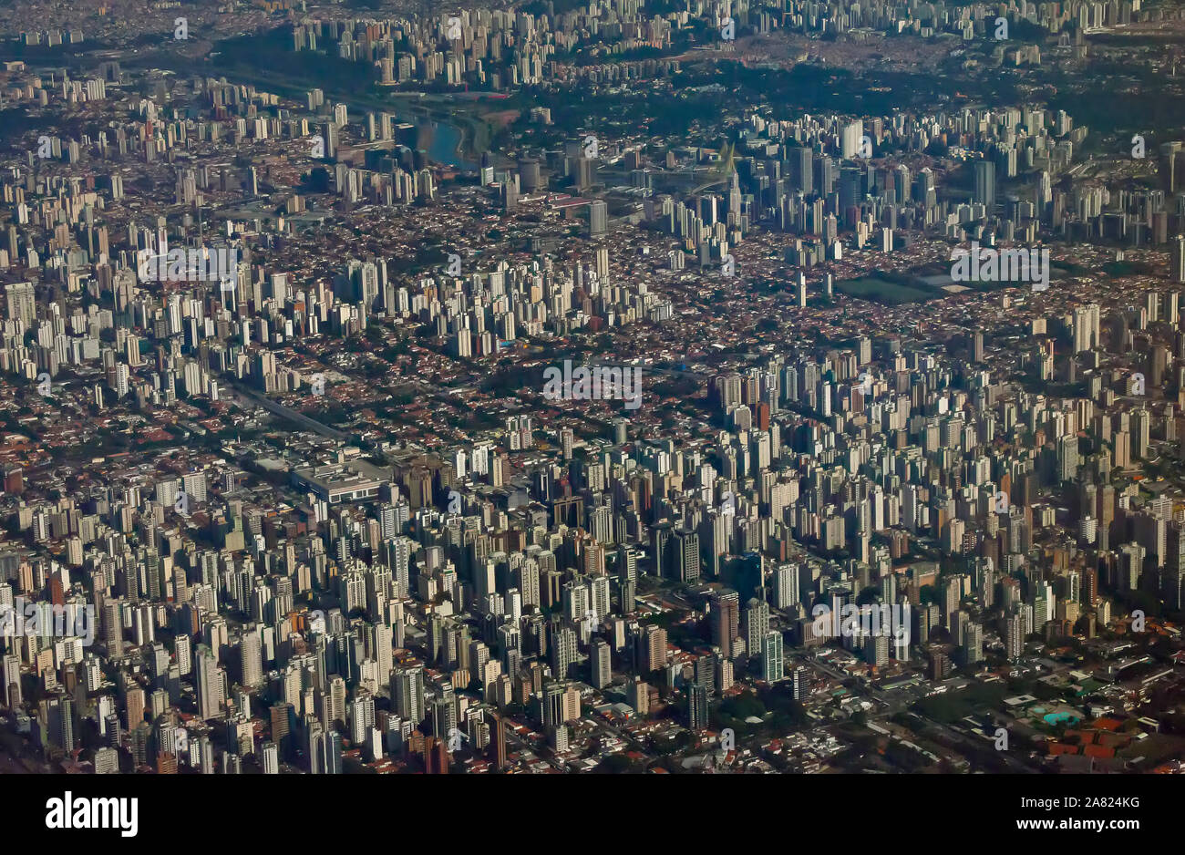 Sao Paulo, Brazil, aerial Stock Photo