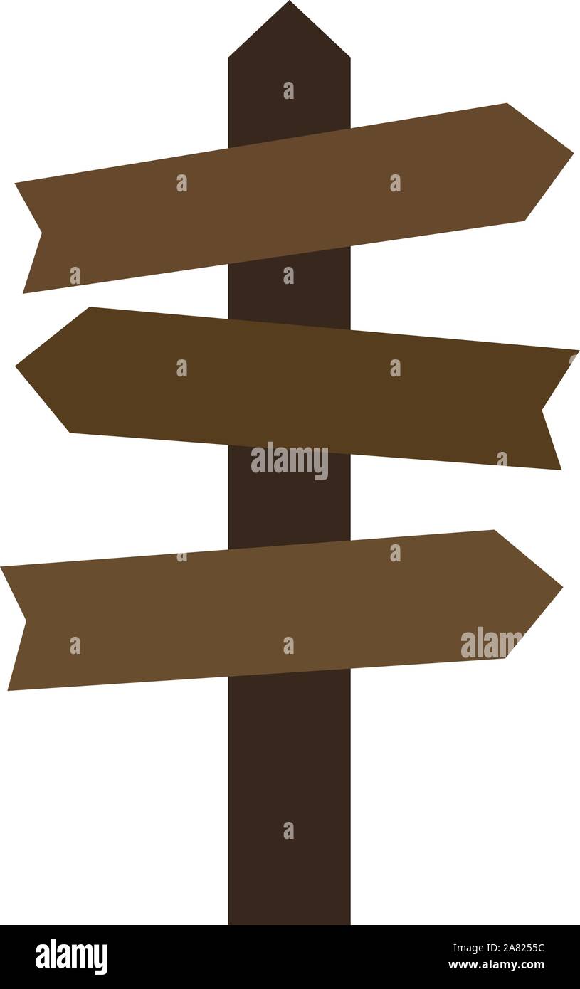 Direction arrows, illustration, vector on white background. Stock Vector