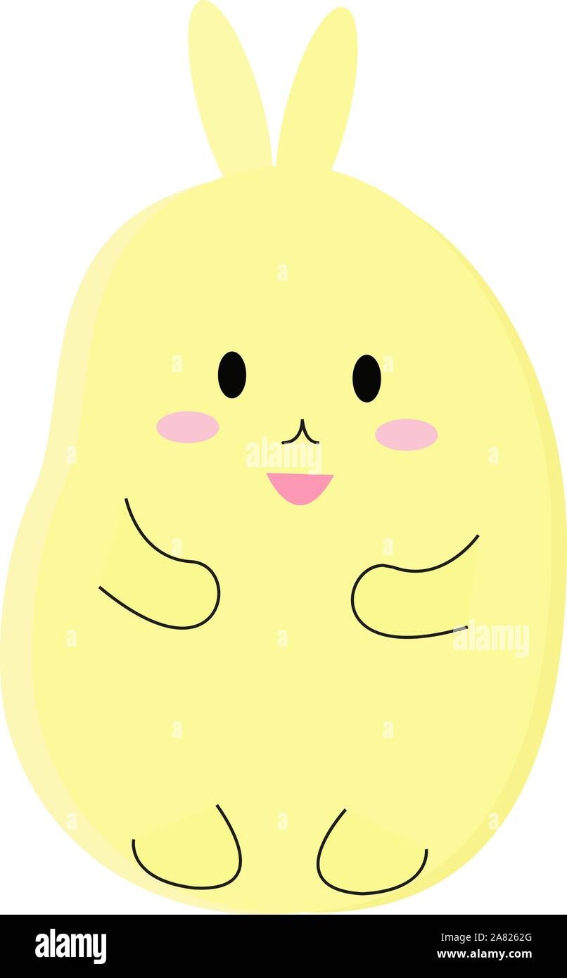Cute bunny illustration Stock Vector Images - Alamy