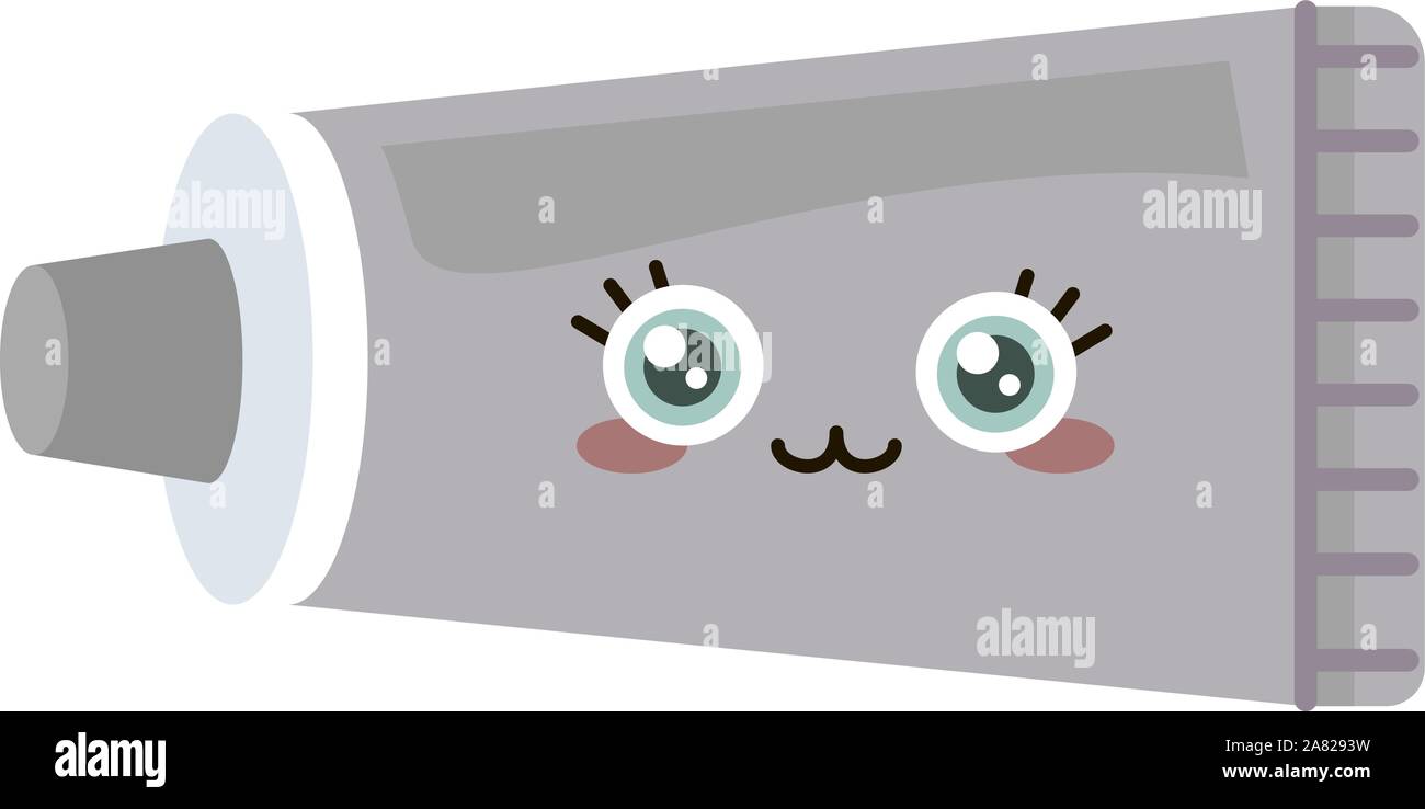 Toothpaste, illustration, vector on white background Stock Vector Image ...