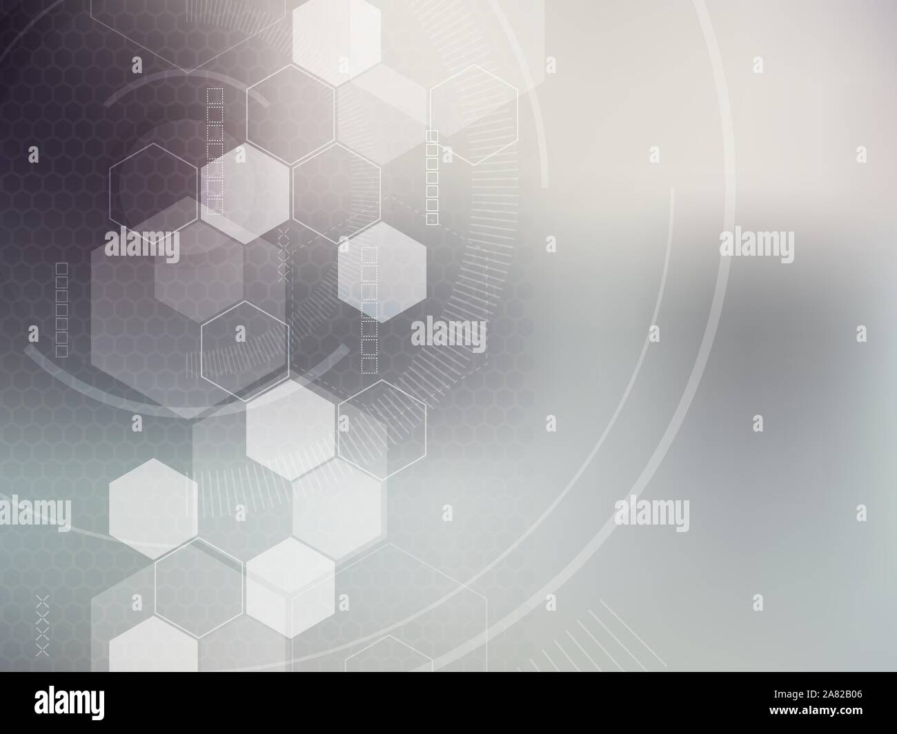 Gray technology and science background, abstract creative design with