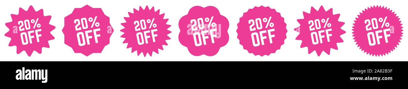 Percent Off Discount Pink Special Offer Icon Sale Sticker Deal Label Variations Stock Vector Image Art Alamy Percent Off Discount Pink Special Offer Icon Sale Sticker Deal Label Variations Stock Vector Image Art Alamy