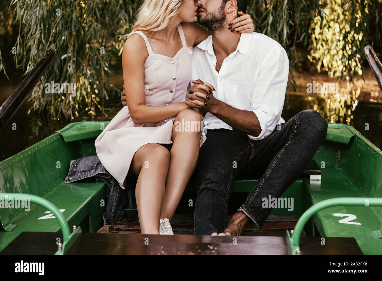 Couple Kissing In Lake High Resolution Stock Photography and Images - Alamy