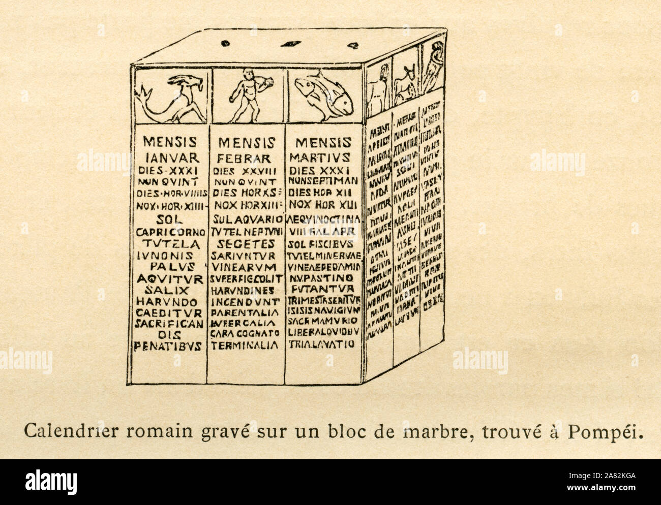 Römischer kalender hi-res stock photography and images - Alamy