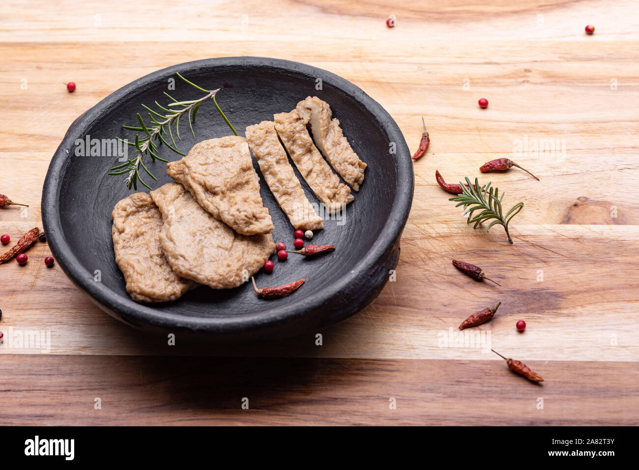 Fake meat. Meat analogue (also called alternative, substitute, mock