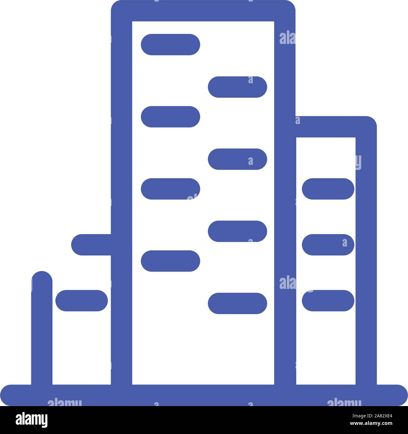 tower city business architecture, apartment and office building, urban