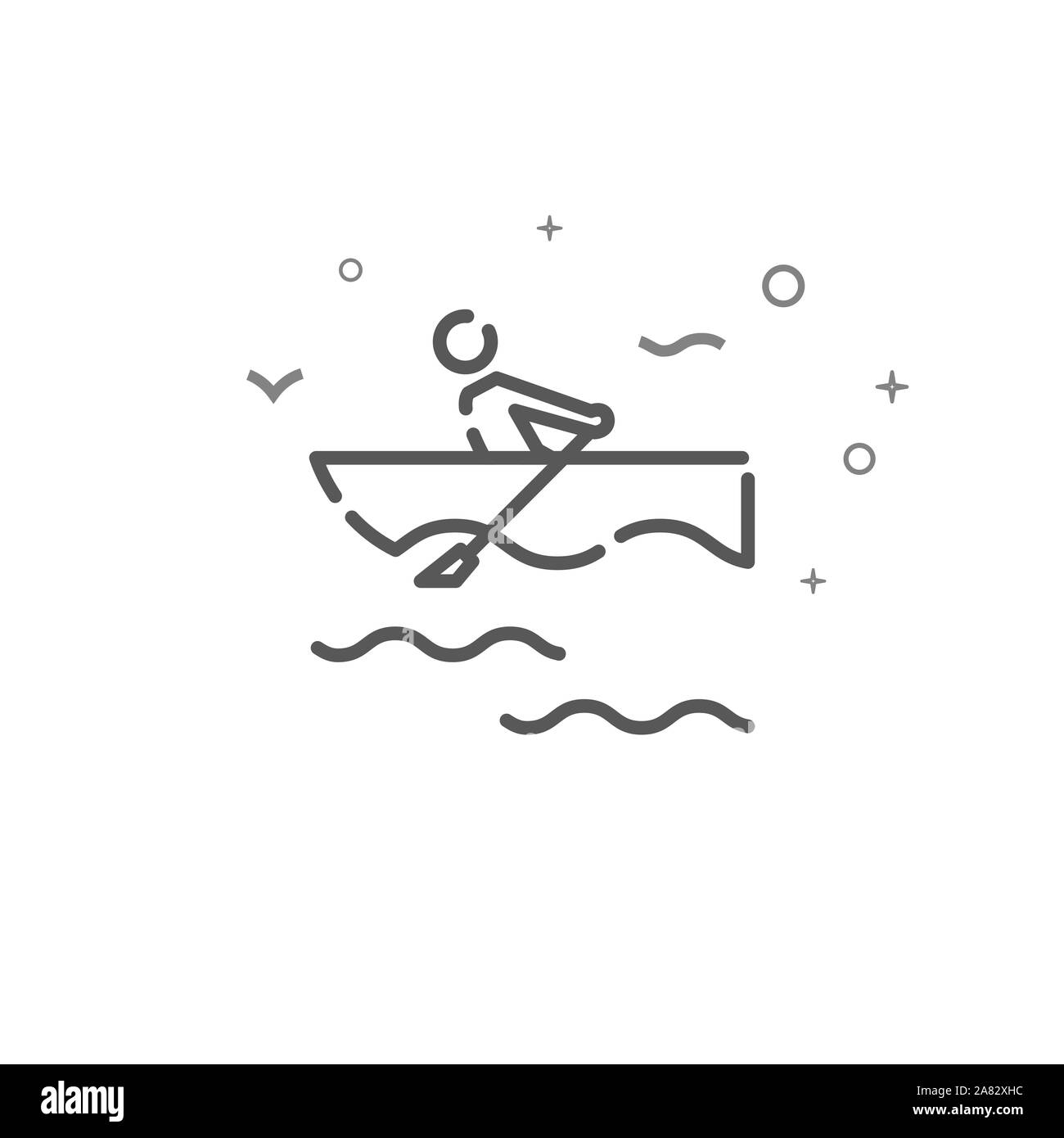 Rowing machine vector Black and White Stock Photos & Images - Alamy