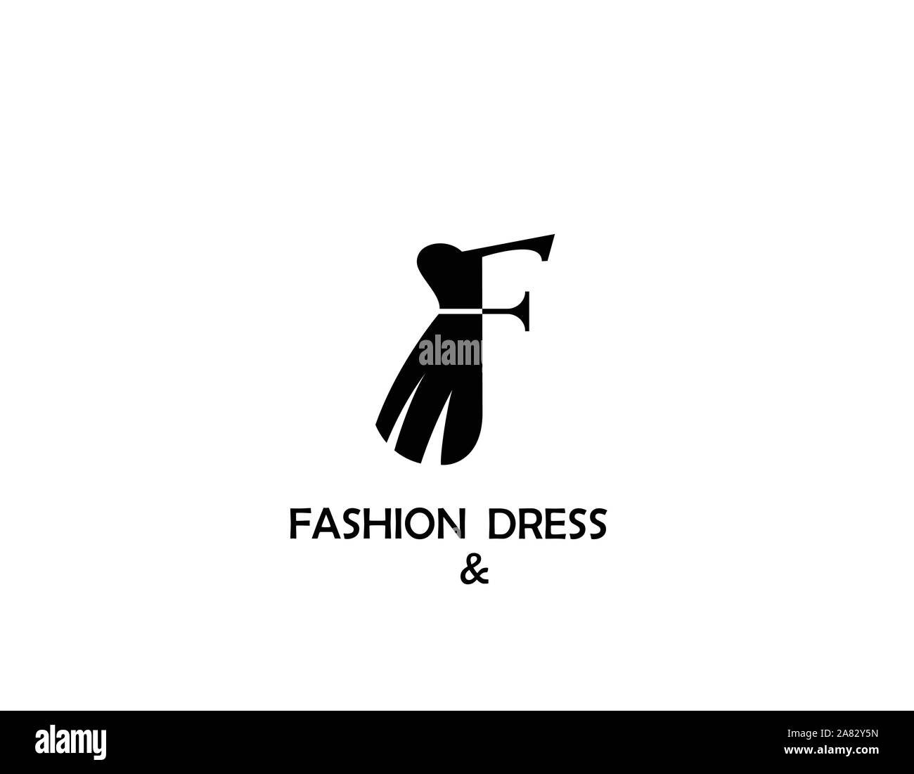 Fashion And Dress Logo Design Stock Vector Image Art Alamy