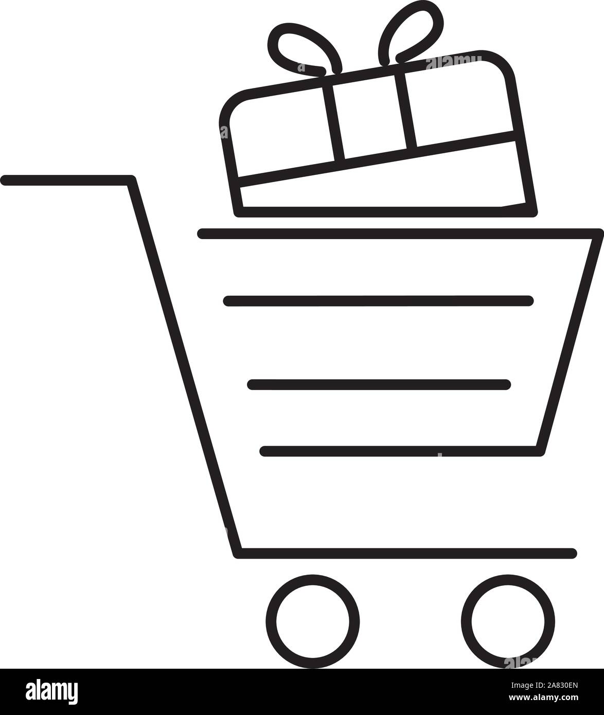 Shopping cart love Black and White Stock Photos & Images - Alamy