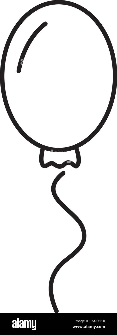 balloon helium floating isolated icon Stock Vector Image & Art - Alamy