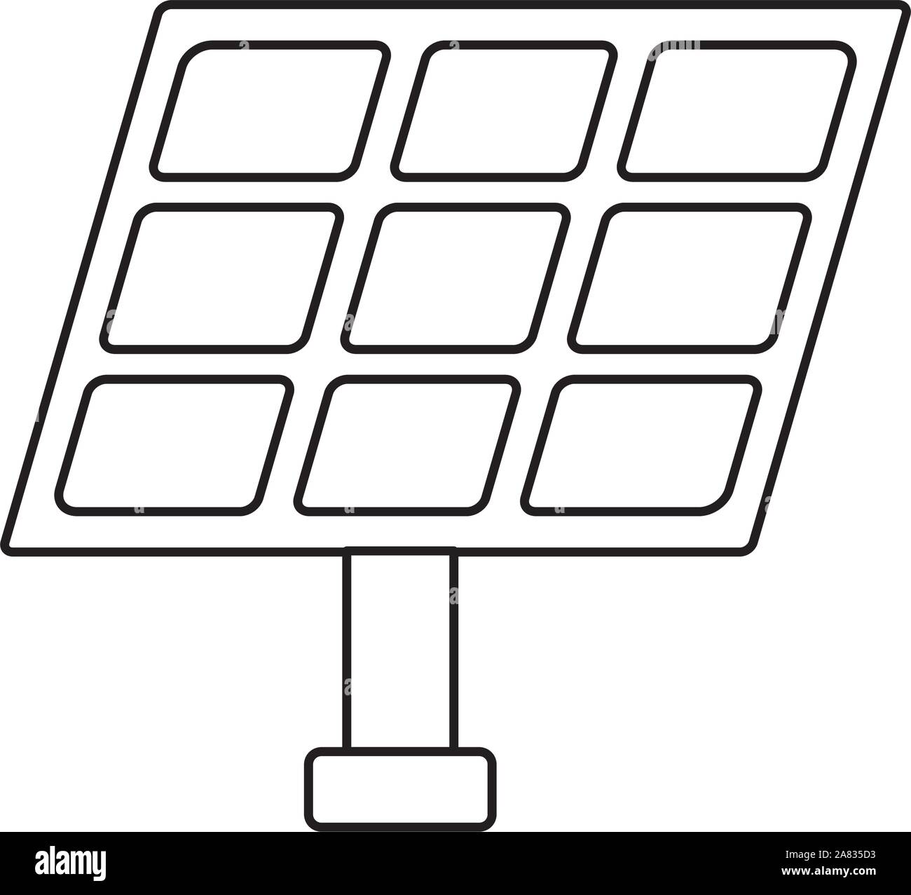 Solar panels semi flat color vector object. Alternative energy technology.  Editable elements. Full sized items on white. Simple cartoon style  illustration for web graphic design and animation 15317769 Vector Art at  Vecteezy