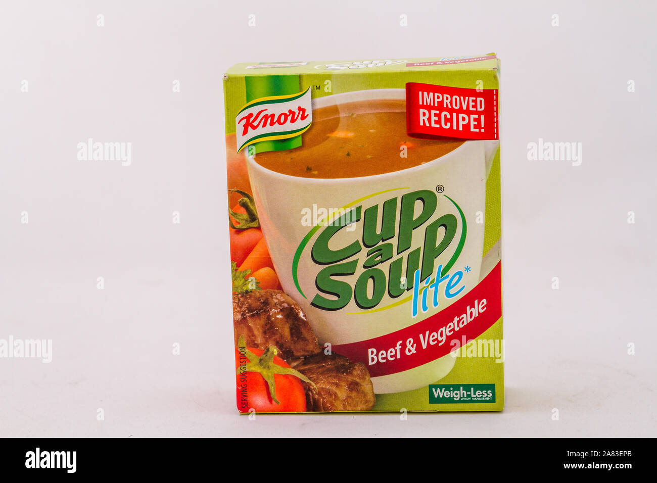 Alberton, South Africa a packet of Knorr beef and vegetable soup